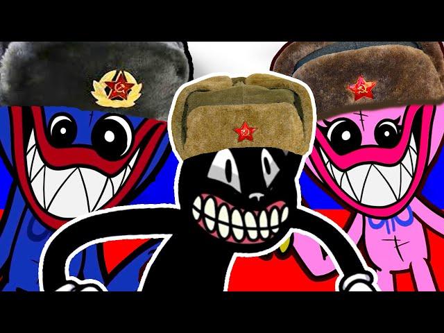 FNF ХАГГИ ВАГГИ И КИССИ МИССИ ПО РУССКИ ! - Friday Night Funkin   [Poppy Playtime] Animation Реакция