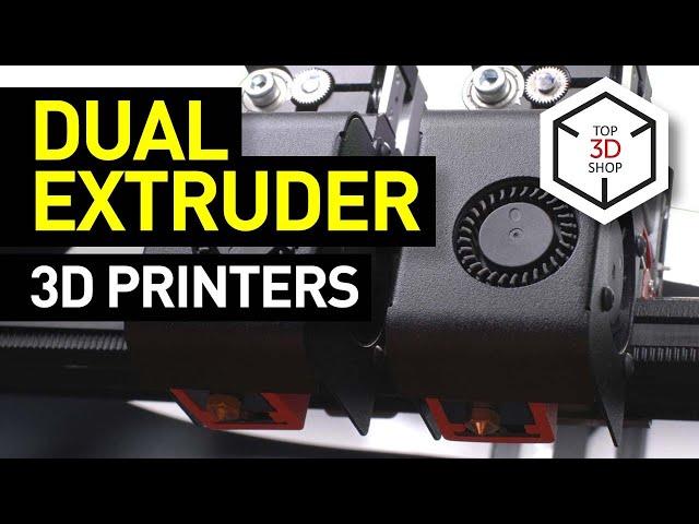 Dual Extrusion FDM 3D Printing Overview and the Best Dual Extruder 3D Printers on the Market