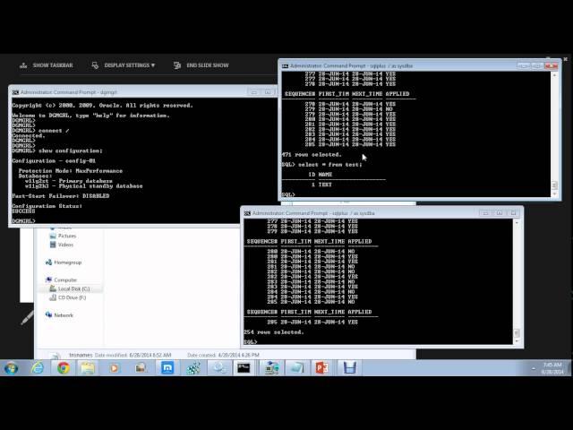 Oracle 11g Data Guard(switchover commands): A Complete Look At DG Technology Tutorial 6