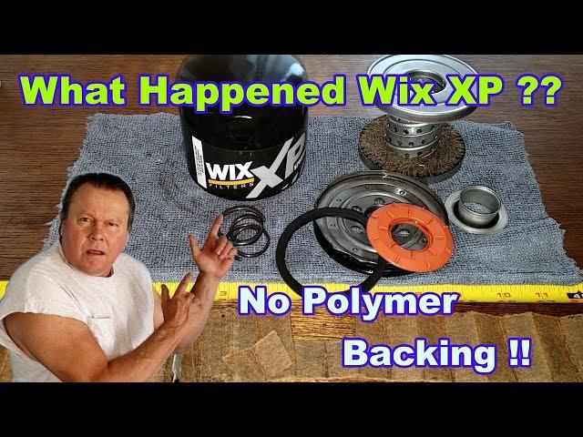 Wix XP Oil Filter 57899XP Cut Open With Oil Analysis, Dodge Challenger