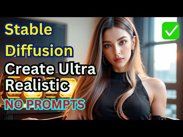 How To Use Stable Diffusion And Create Ultra Realistic Images With "NO PROMPTS"