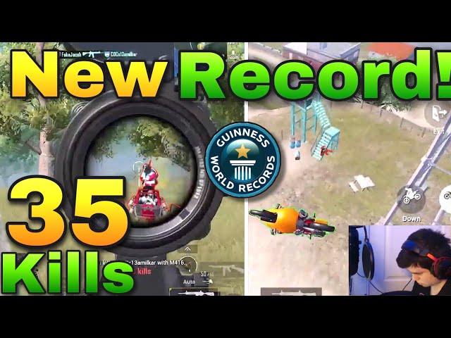 New WORLD RECORD in S19! - 35 Kills Solo VS Squad