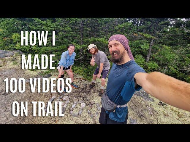 HOW TO VLOG A THRU HIKE For Beginners | Appalachian Trail Photographer Explains