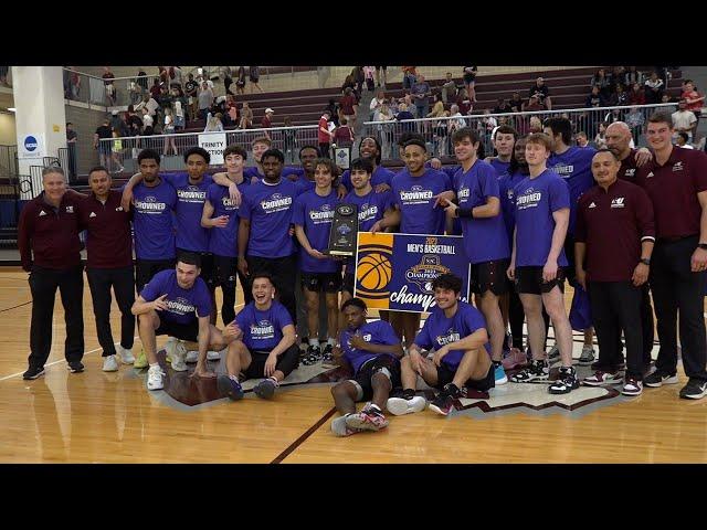 CHAMPS: Schreiner rallies past Trinity to win SCAC Men's Basketball Title