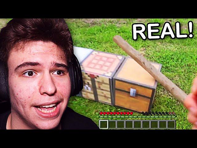 Am transformat MINECRAFT in VIATA REALA! *REALISTIC*