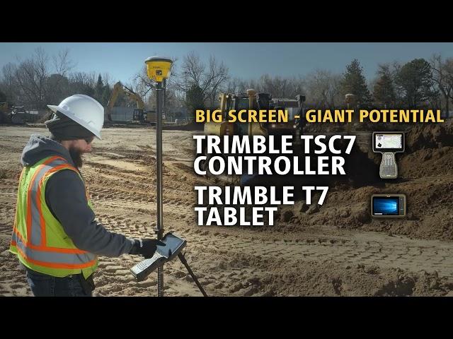 Trimble Siteworks Positioning System for Construction Surveyors, with T7 Tablet