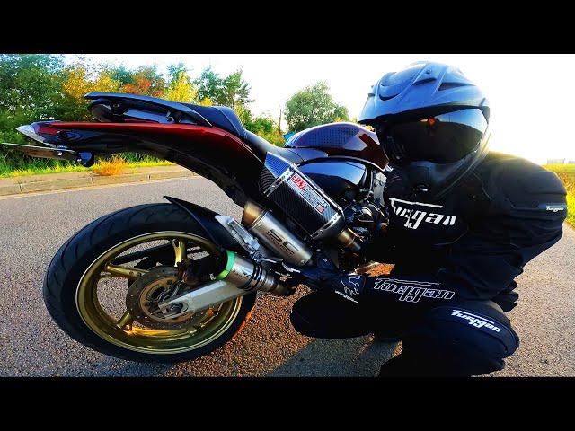 Звук прямотоков Austin Racing/SC-Project/Yoshimura. Exhaust sound. Honda CB600 Hornet PC41