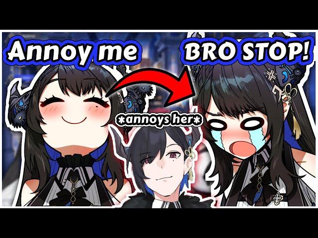 Nerissa asked her brother to annoy her and she was actually annoyed by it [Hololive EN]