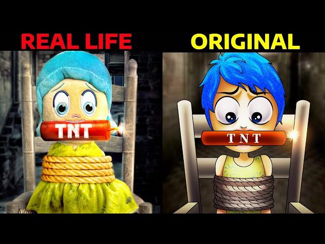 SAVE ME! INSIDE OUT - Real Life VS Original! The Best Animation TikToks in Real Life + react №6