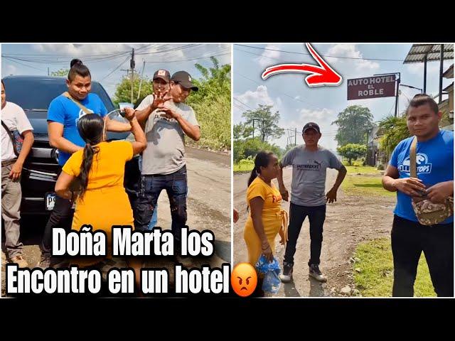 Rolón y rola fueron sorprendidos entrando a un hotel doña Marta hoy sí vergueo a Rolón ￼