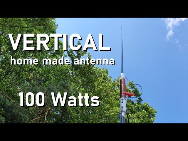 MULTIBAND VERTICAL PORTABLE ANTENNA home made