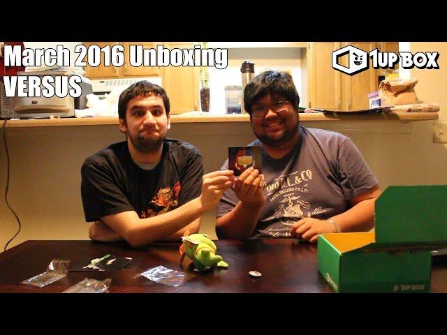 1Up Box March 2016 Unboxing [VERSUS]