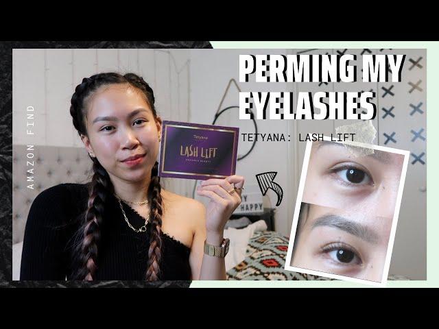 TRYING TO PERM MY EYELASHES | TETYANA LASH LIFT