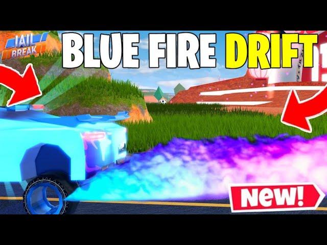 Showcasing The BLUE FIRE Drift Effect In Roblox Jailbreak! (Roblox Jailbreak)