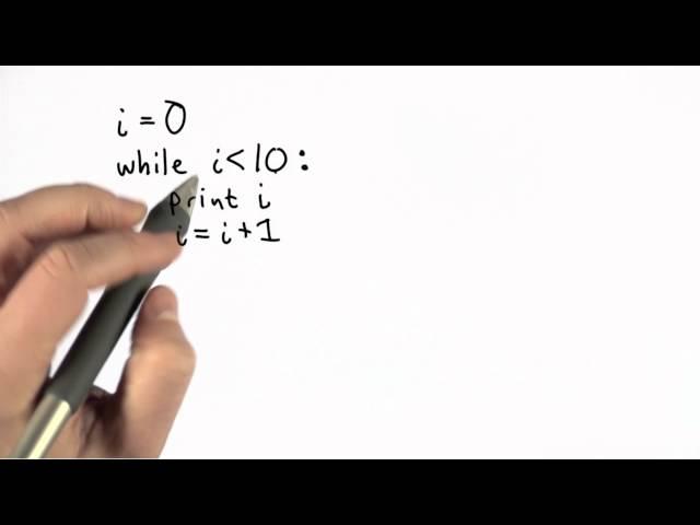 While Loops - Intro to Computer Science