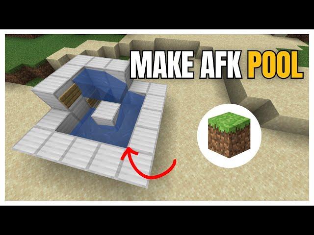 How to Make AFK Pool in Minecraft | Easy Step-by-Step Guide