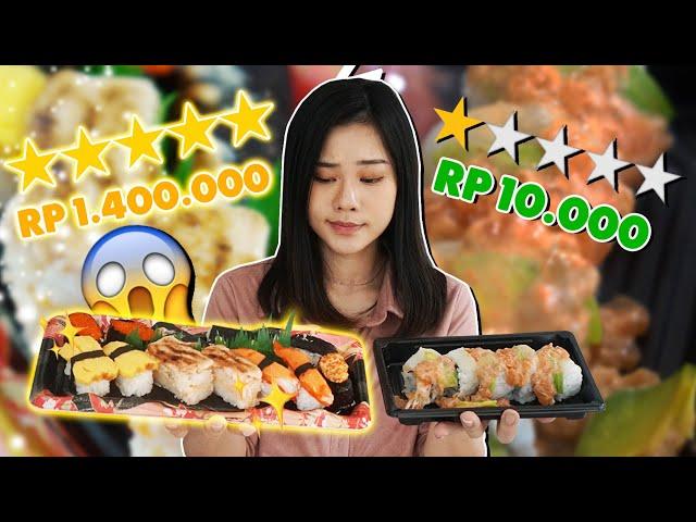 SUSHI 1.400.000 VS 10.000! RASANYA???