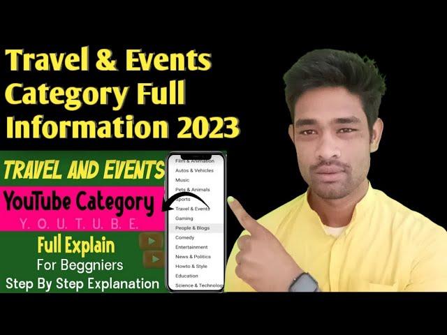 Travel & events category full information 2023 | Travel & events category