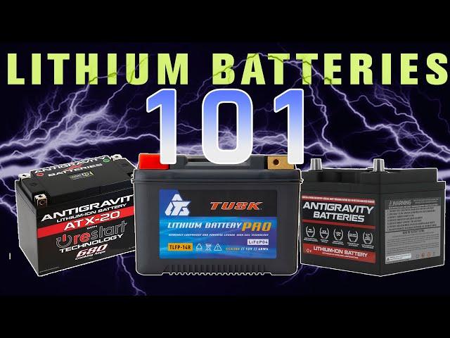 The SHOCKING Facts About Lithium | Lithium Batteries 101 - Motorcycle, ATV & UTV