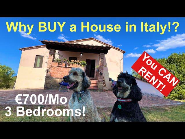 We Rent a House in Tuscany for €700 a Month! Easy Living in Montepulciano!