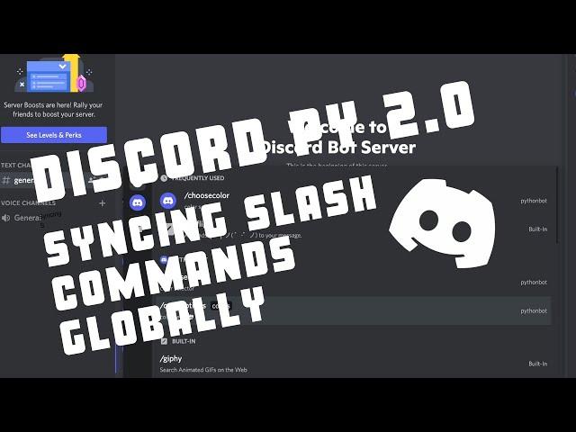 Syncing Slash Commands Globally -  Discord.py 2.0