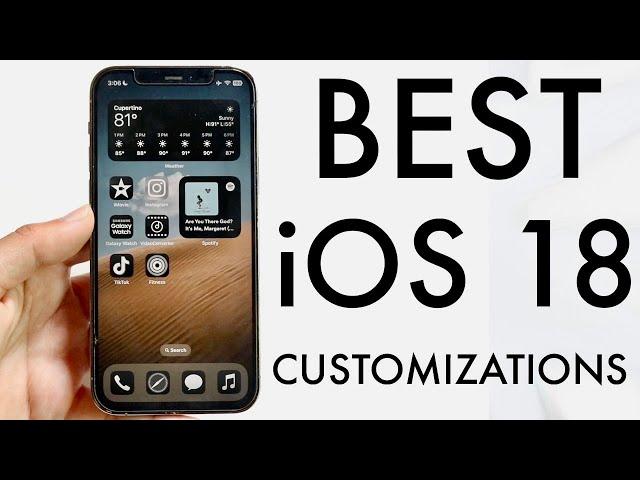 BEST iOS 18 Home Screen/Lock Screen Customizations!