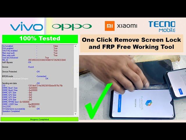 One Click Unlock Any Phone Screen Lock, FRP, Remove Free Working Tool | Free Unlock Tool 2021