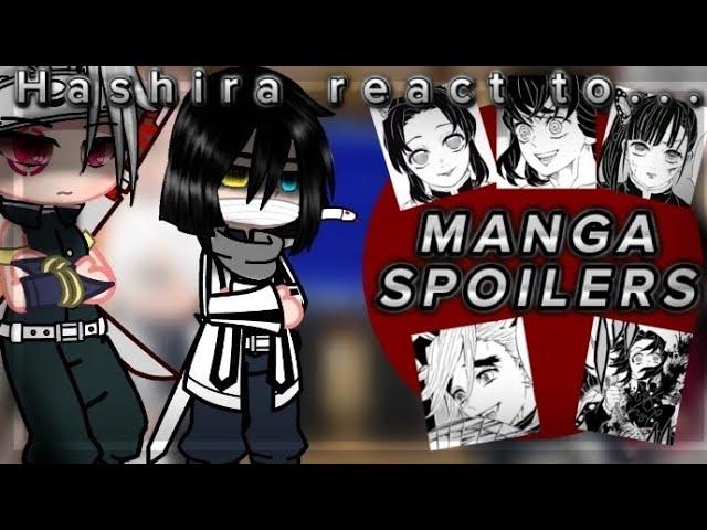 —{Hashira react to MANGA SPOILERS 1/??(Shinobu, Kanao and Inosuke vs Douma}—{English\/Russia}—