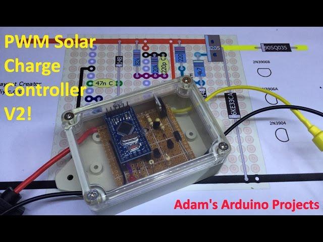 PWM Solar Charge Controller Version 2 - Adam's Arduino Projects