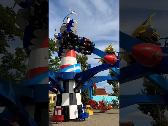 Air Race Drayton Manor #themepark #amusementpark #draytonmanor #airrace #zamperla #shorts #thrill