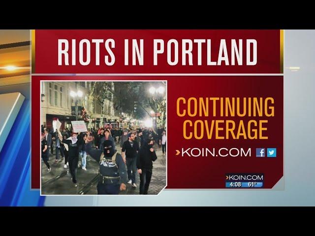 Day after Portland riot KOIN 6 News at 4 PM