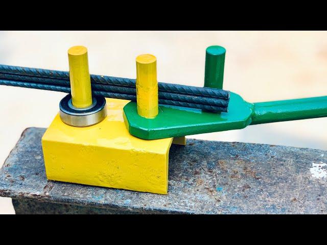 Awesome tricks for metal bar bending | Simple flat bar bending techniques