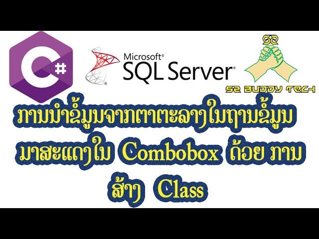 C# Put Data From Database To Combobox With Using Class