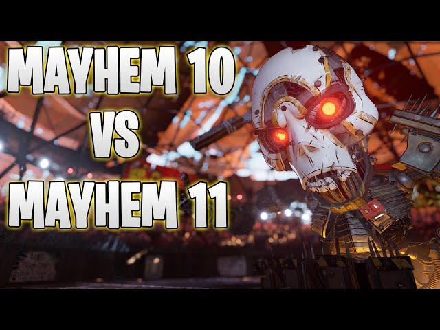 Mayhem 10 VS Mayhem 11 Drop Rates Comparison! 500 Kills On Agonizer 9000 (Borderlands 3)