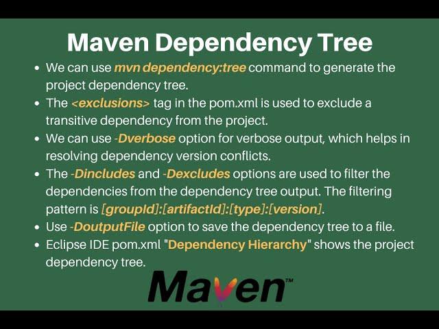 How does Maven handle conflicts between dependencies?