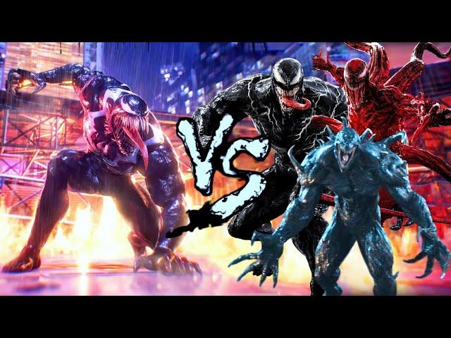 VENOM (Spider-Man 2) vs VENOM, CARNAGE & RIOT - Epic Supercut Battle!