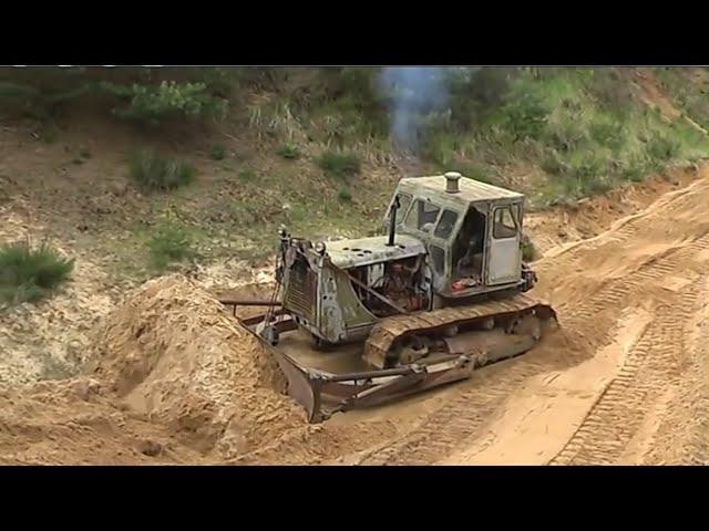 Мега сила бульдозер Т-100 СССР! Powerful bulldozer T-100! Made in Russia