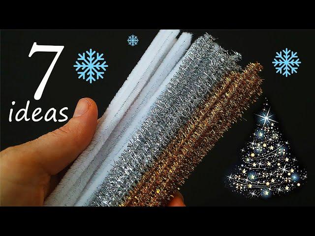 WONDERFUL 7 ideas for Christmas Pipe CleanerDIY