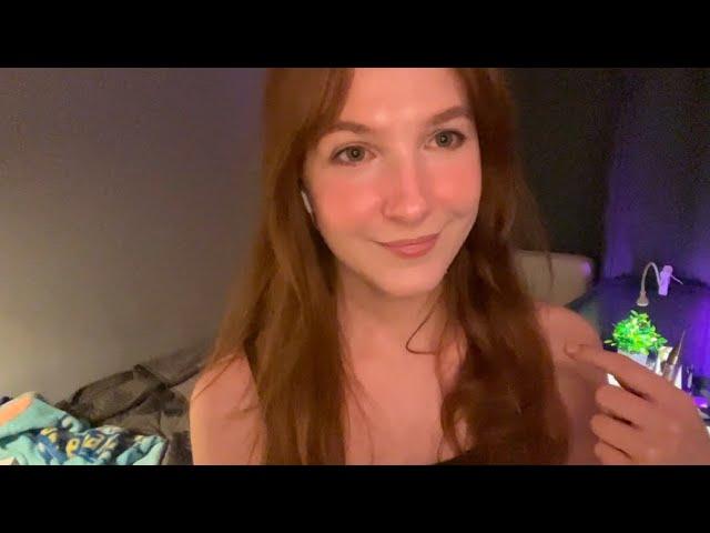 hi! my first time again (soft whispering and spit painting) asmr