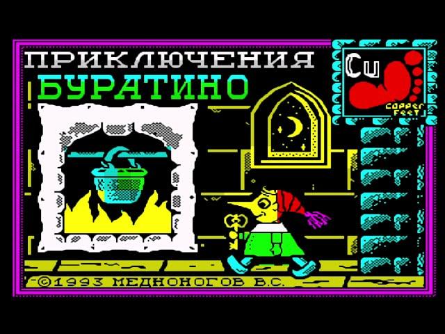 687 Adventures Of Buratino with English subtitles ZX Spectrum , HD 60fps