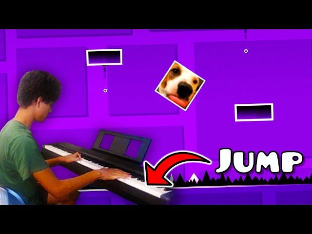 I Played Geometry Dash on Piano (literally)