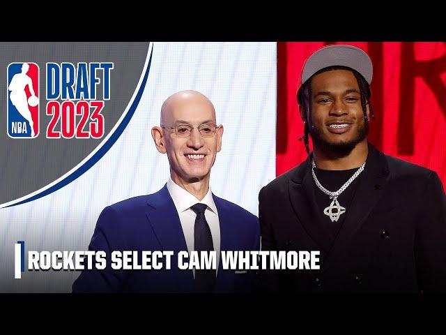 The Houston Rockets select Cam Whitmore with No. 20 overall pick | 2023 NBA Draft