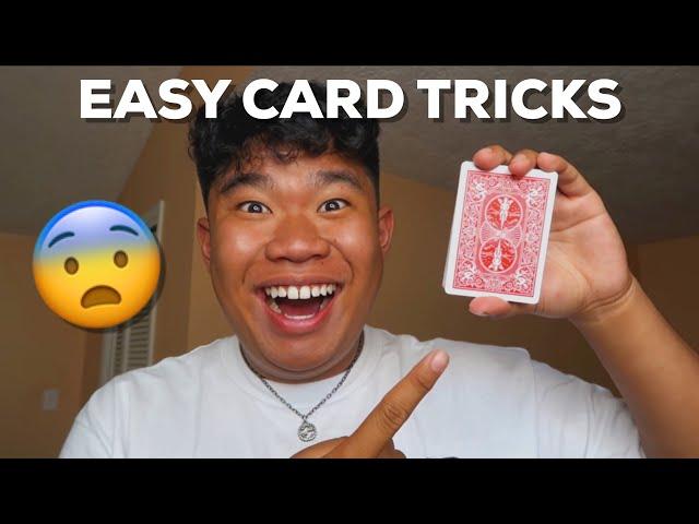 3 EASY CARD TRICKS YOU CAN DO | Sean Does Magic