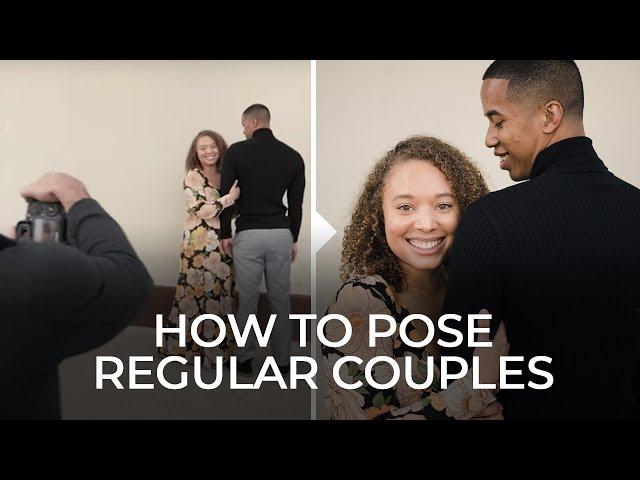 How to Pose Regular Couples for Engagement Photos