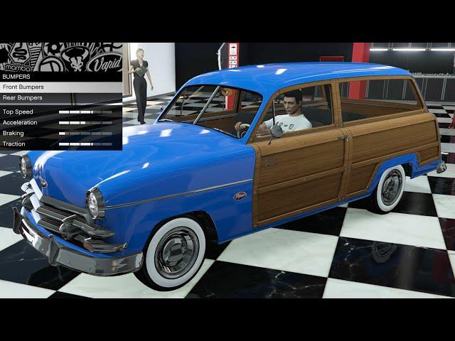 GTA 5 - DLC Vehicle Customization - Vapid Clique Wagon (Ford Country Squire)