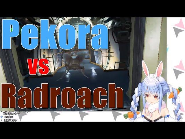 [Usada Pekora] Pekora vs Radroach [Vtuber Eng Sub] [Vtuber translation] [Hololive Eng Sub]