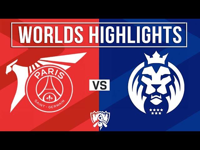 PSG vs MDK Full Highlights | Worlds Swiss Stage 2024 | PSG Talon vs Mad Lions KOI