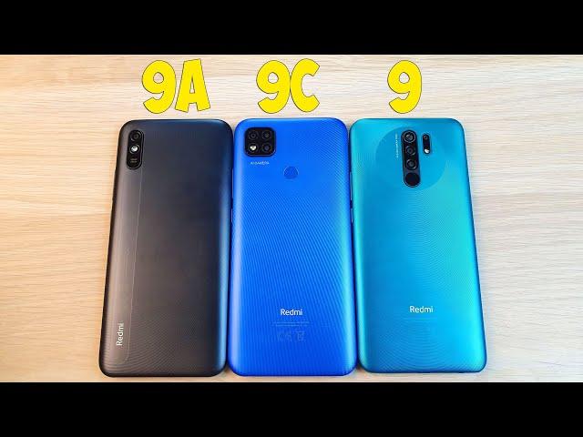 XIAOMI REDMI 9A VS REDMI 9C VS REDMI 9 - В ЧЕМ РАЗНИЦА И КАКОЙ ВЫБРАТЬ? СРАВНЕНИЕ