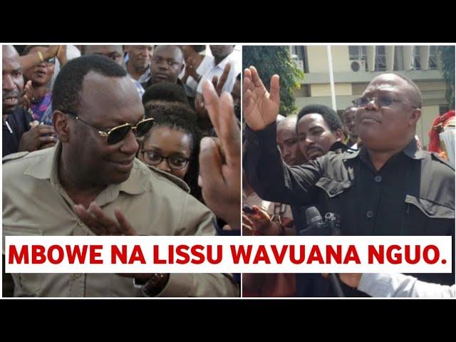 CHADEMA Leo hapatoshi Mbowe na Lissu wazidi kuvuana nguo bila uwoga hadharani