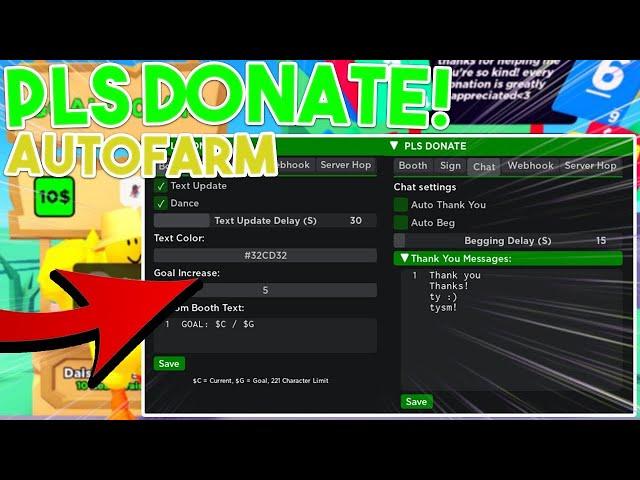 Pls Donate Script/Hack – Infinite Robux, Auto Beg, Fake Donations (2023)!